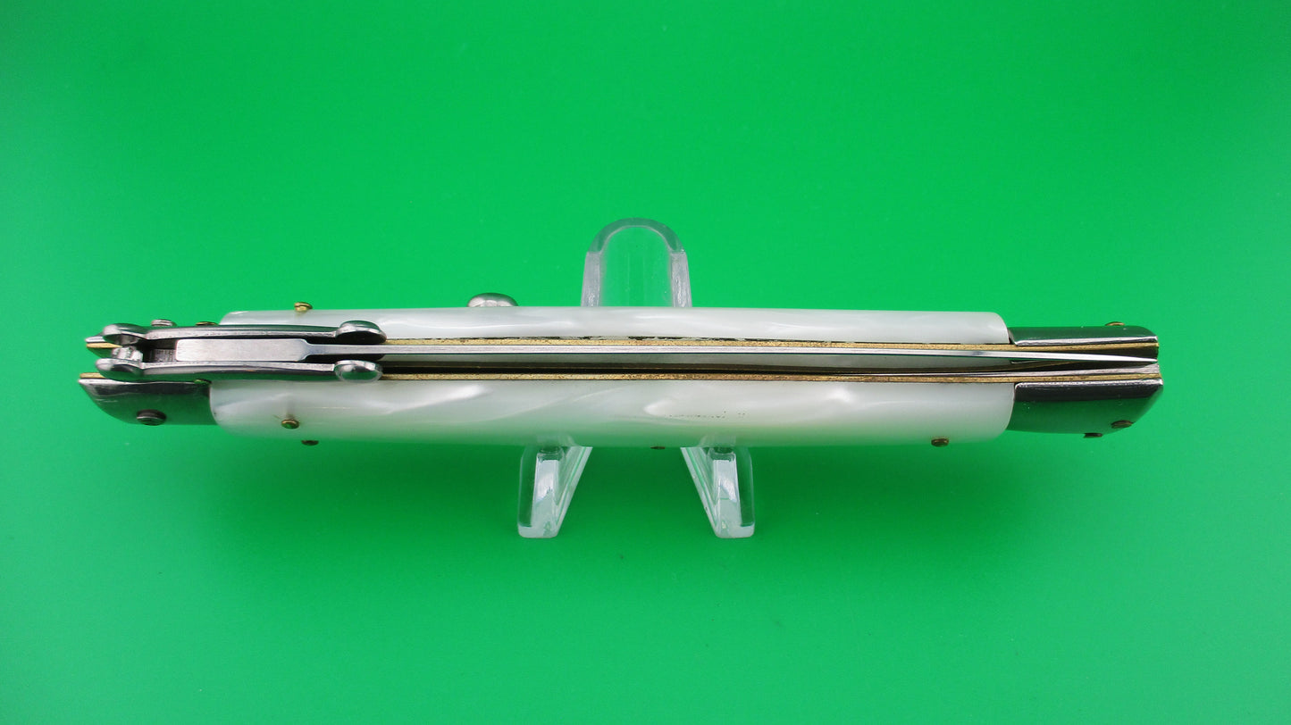 FRANK B ITALY 28cm Italian Swing Guard Pearlex automatic knife