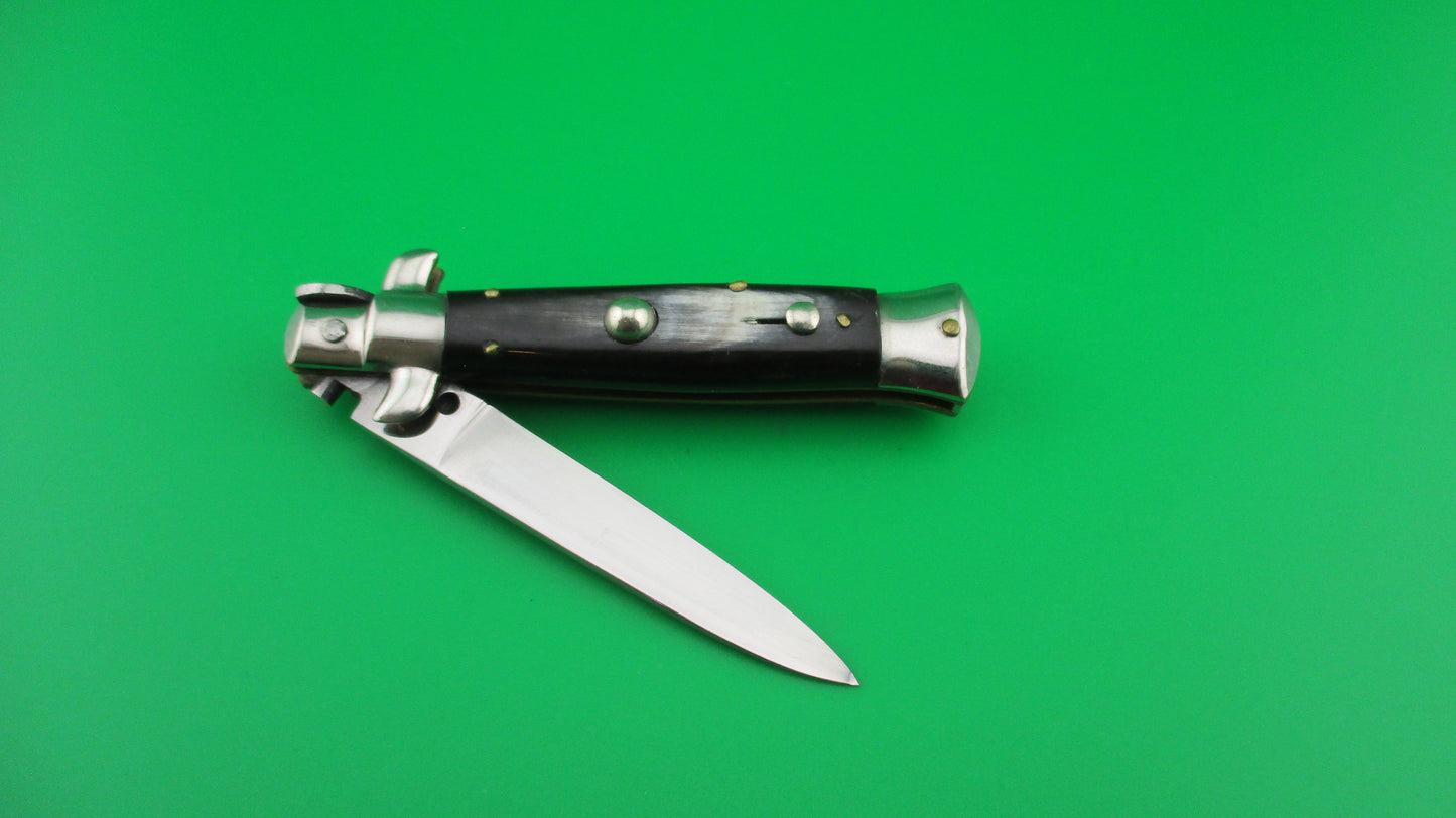 Rostfrei (slant) 14cm Italian transitional Small button stiletto automatic knife