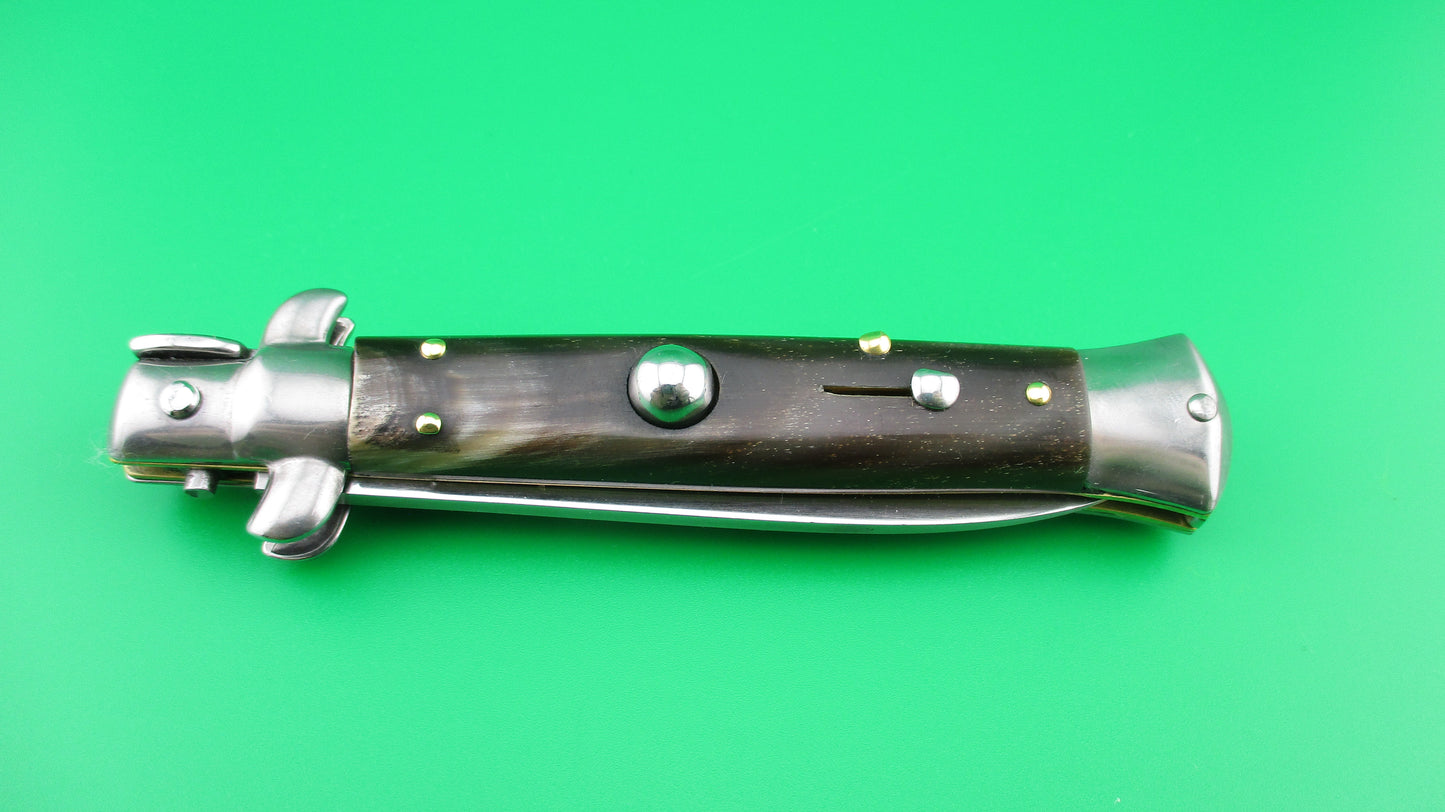 z INOX 20cm Italian Stiletto Vintage swivel bolster spearpoint switchblade