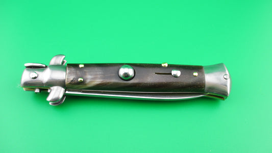 z INOX 20cm Italian Stiletto Vintage swivel bolster spearpoint switchblade