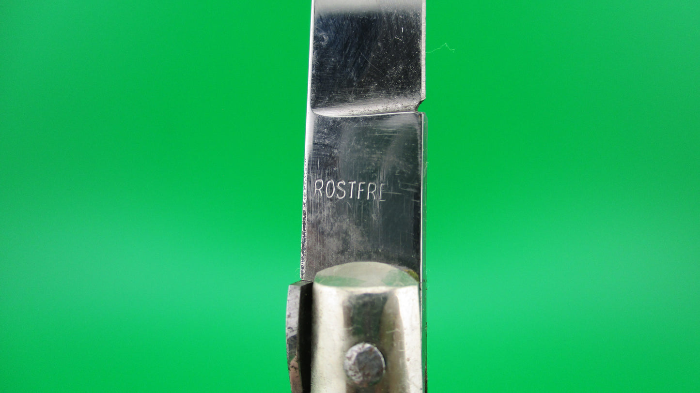 C. Jul Herbertz IMPORT 18cm Italian Transitional Stiletto Black switchblade knife