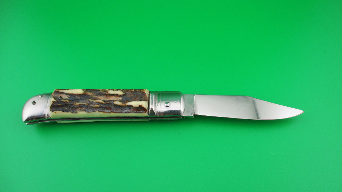 z Rostfrei 20cm Italian Lever Stag vintage switchblade knife