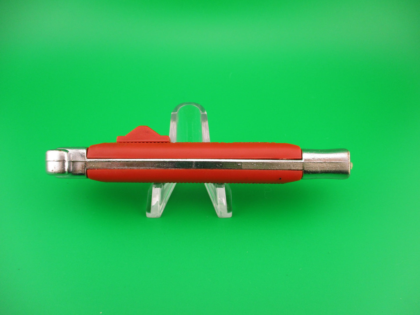 BELL SECRET AGENT 20cm Out the Front OTF DA automatic knife red/orange