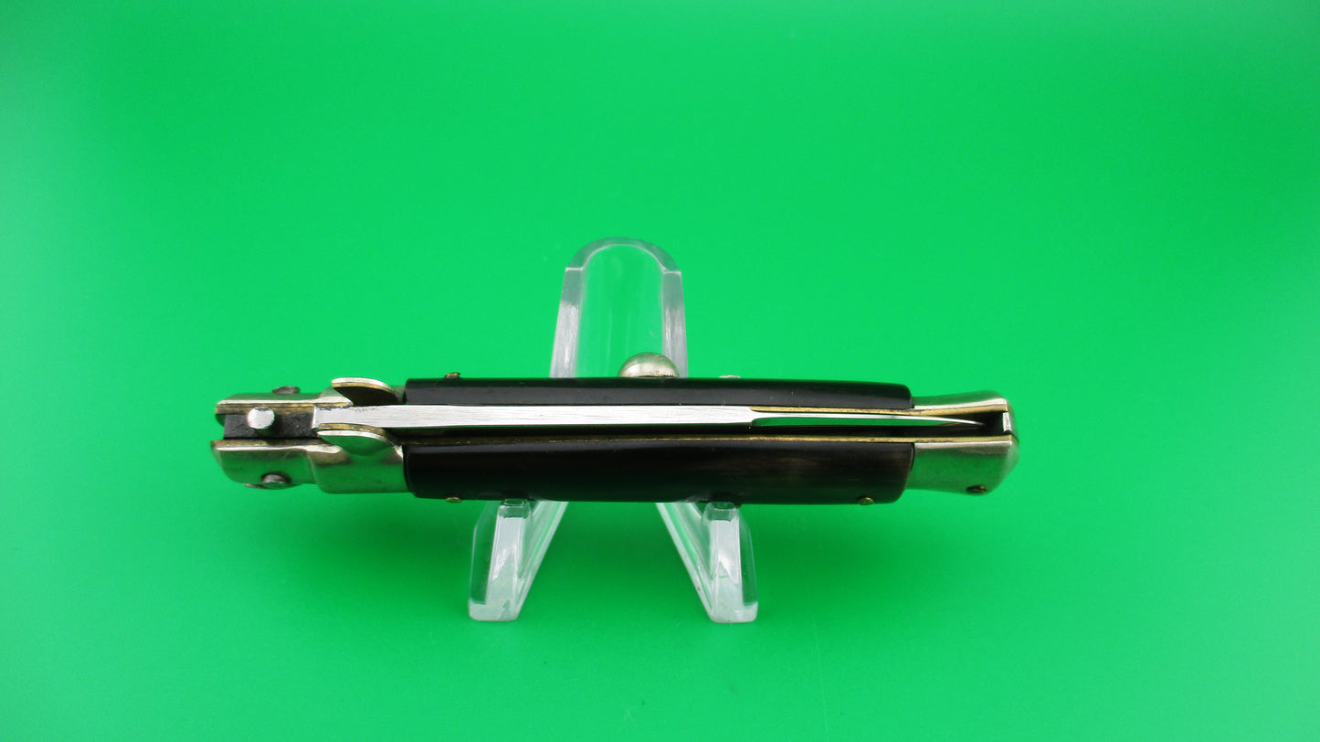 C. Jul Herbertz IMPORT 18cm Italian Transitional Stiletto Black switchblade knife