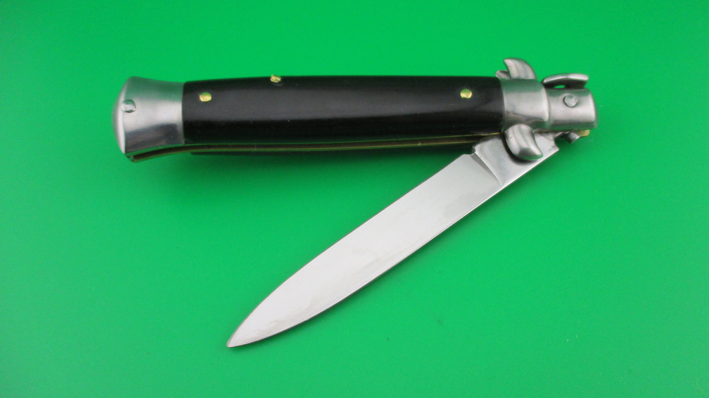 z INOX 20cm Italian Stiletto Vintage swivel bolster spearpoint switchblade