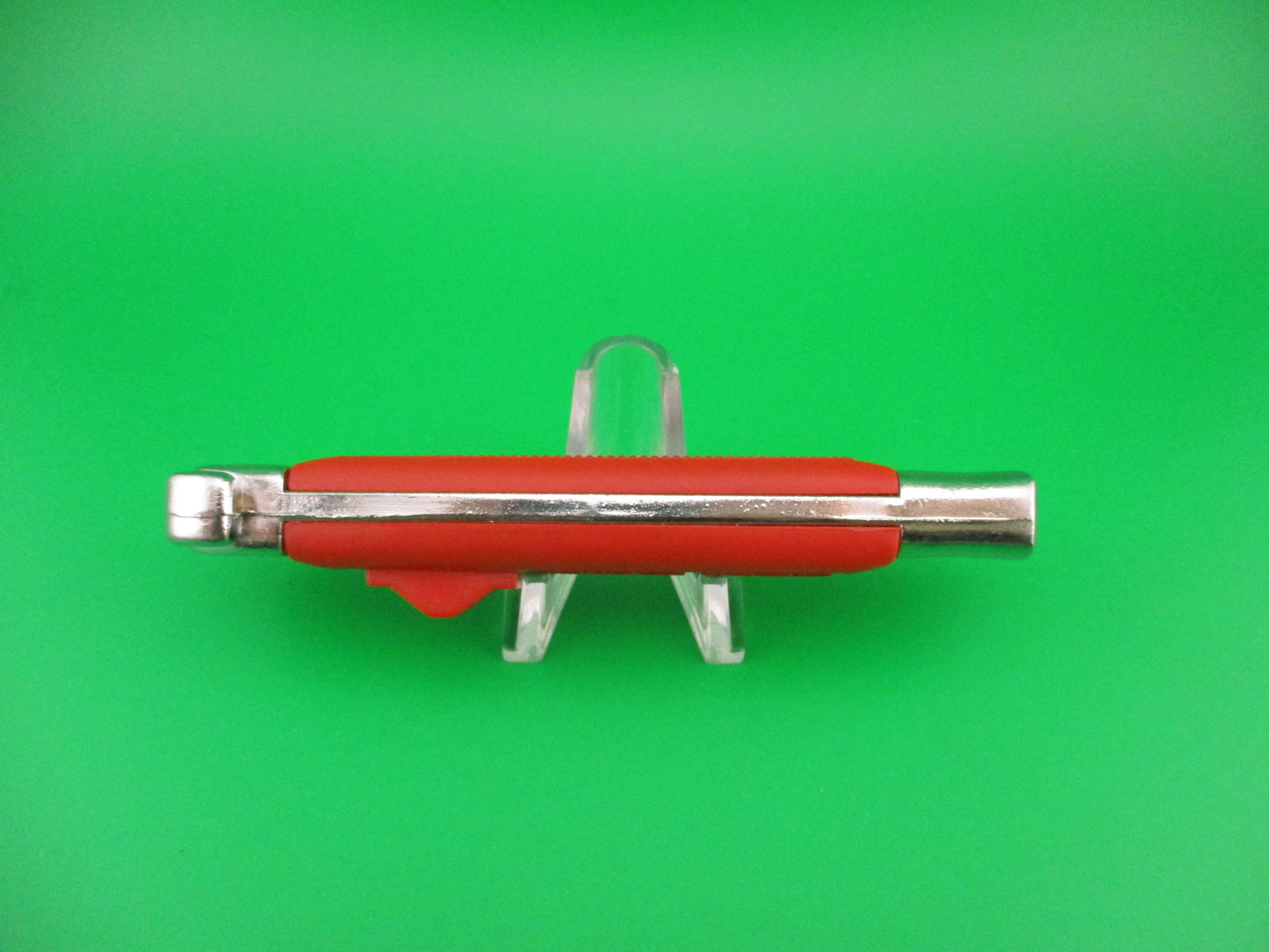 BELL SECRET AGENT 20cm Out the Front OTF DA automatic knife red/orange