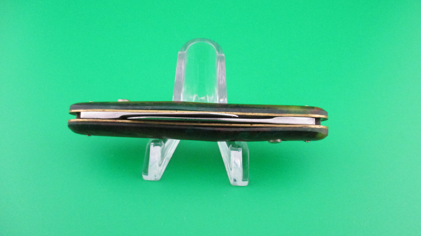 z PRESTO Double Red & Green Vintage switchblade knife