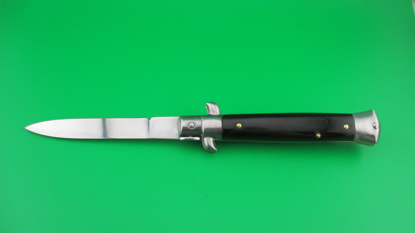 z INOX 20cm Italian Stiletto Vintage swivel bolster spearpoint switchblade