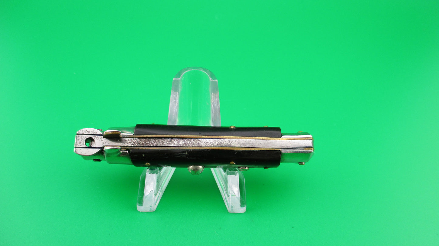 Rostfrei (slant) 14cm Italian transitional Small button stiletto automatic knife