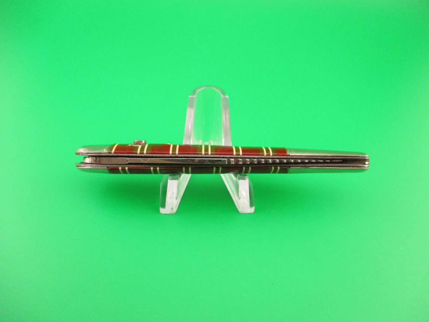 IMPERIAL Toothpick Candystripe Vintage switchblade knife fish scaler JM90PBFC