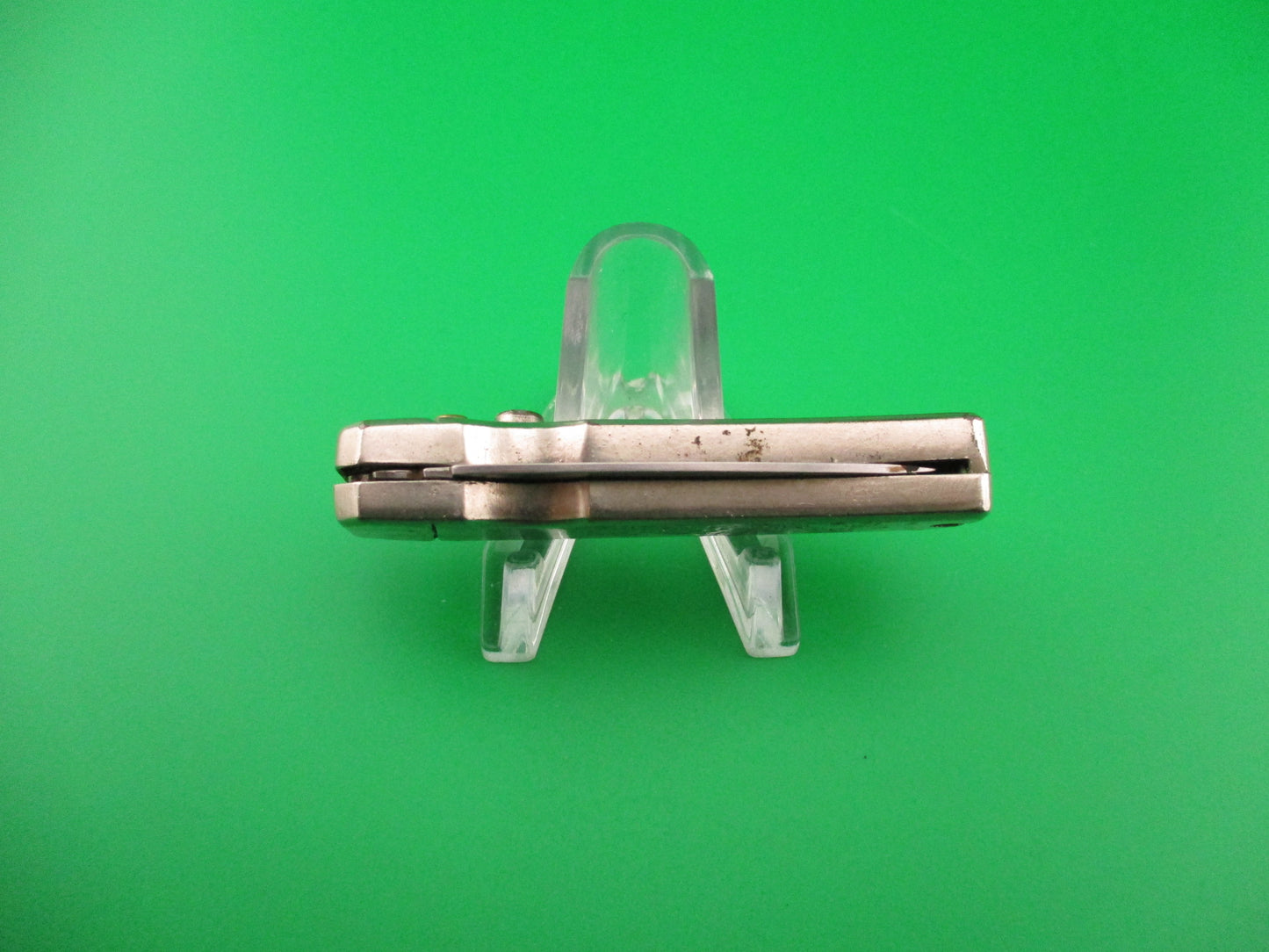 Mini RPK 12cm Russian Prison Knife Aluminum w flowers vintage automatic knife