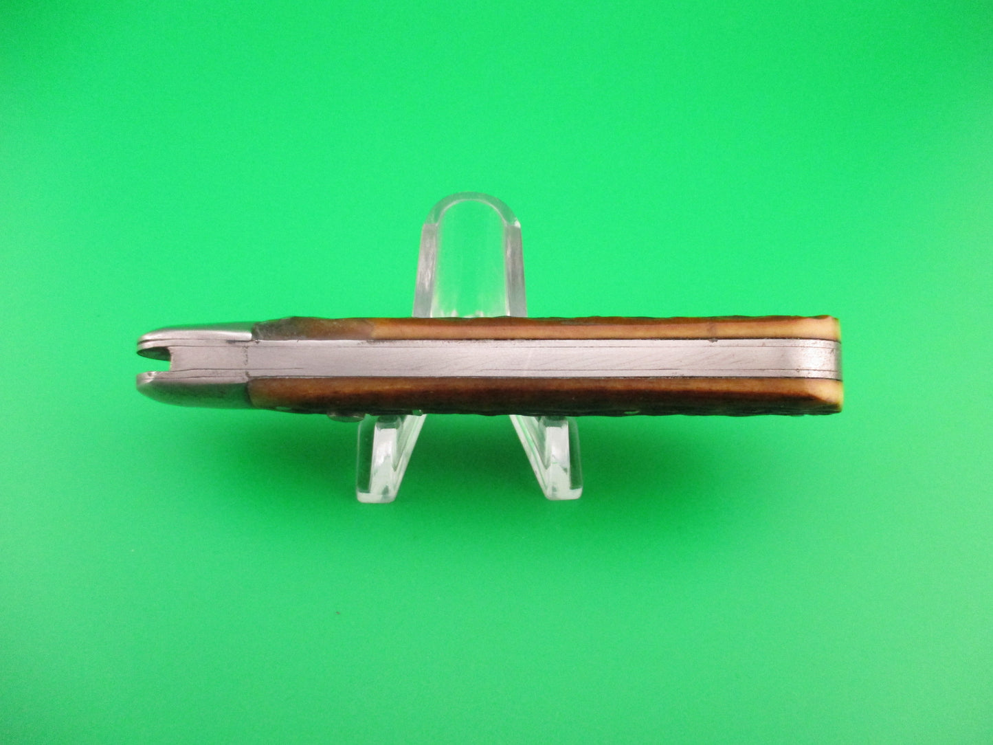 PRESTO Pattern #1000 Scout Jigged Bone Vintage switchblade knife