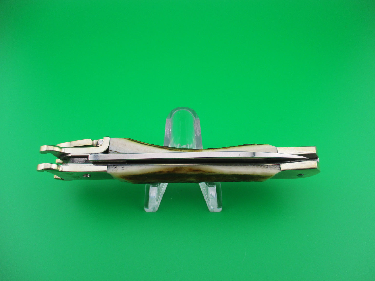 z Hubertus 11cm German Stag Shellpuller Otter automatic knife New in box.