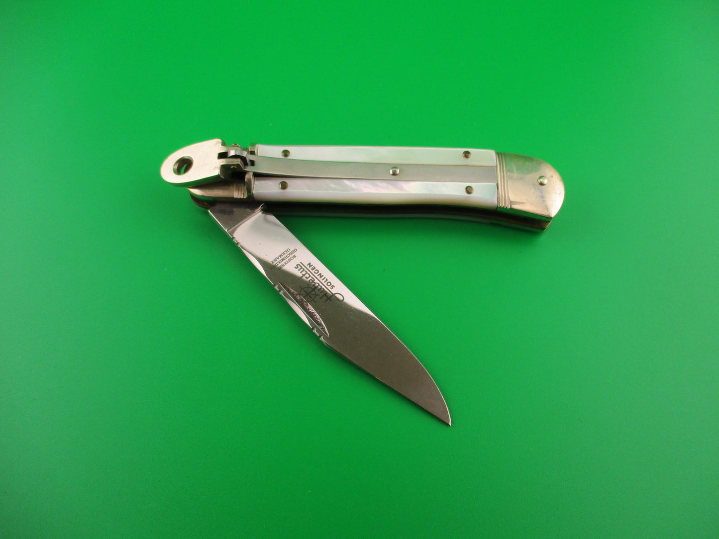 Hubertus SOLINGEN 10cm German Lever MOP automatic knife w file work