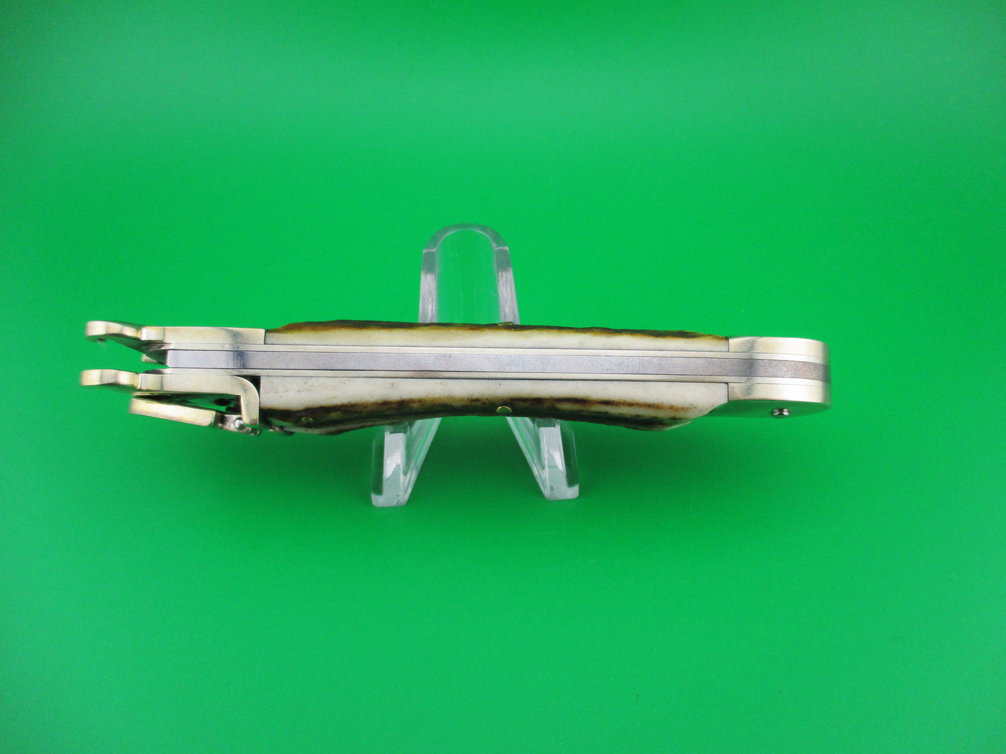 z Hubertus 11cm German Stag Shellpuller Otter automatic knife New in box.