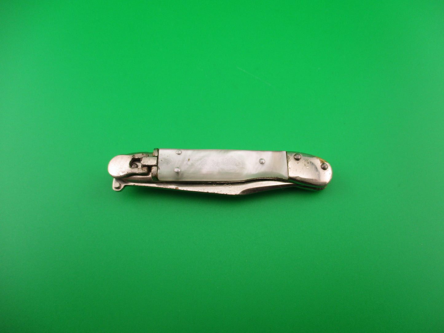 Toledo 12cm Spanish Lever Vintage Pearlex Tourist Souvenir automatic knife