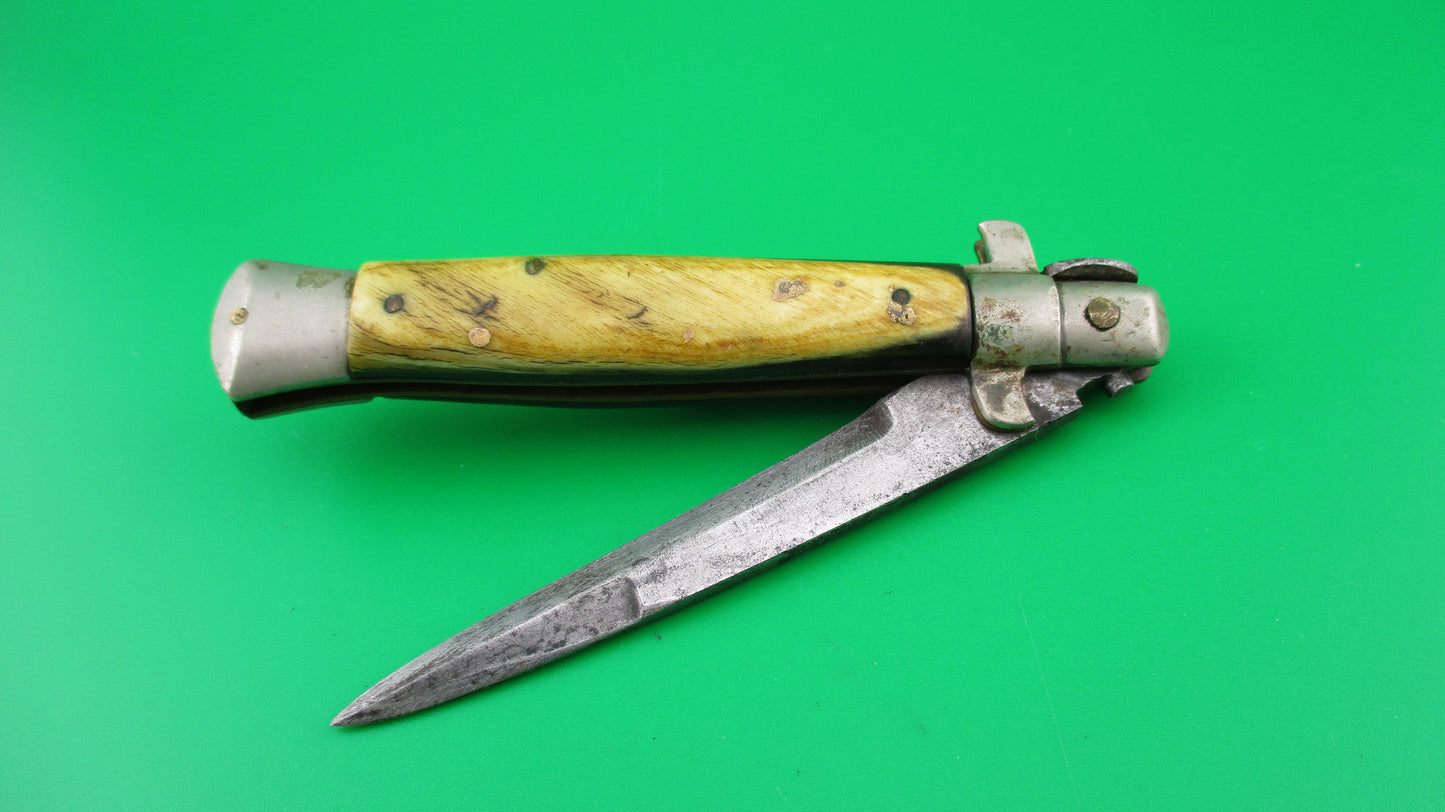 Latama 18cm Italian Wasp body Flatguard Picklock 1940s vintage automatic knife