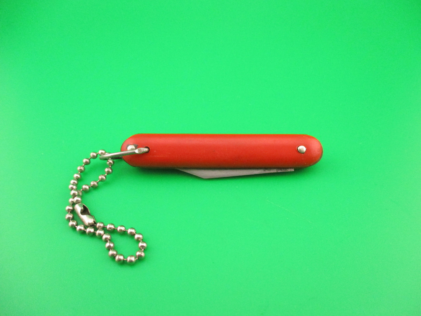 Edgemaster USA Vintage MyTmite Red keychain switchblade knife made 1940s