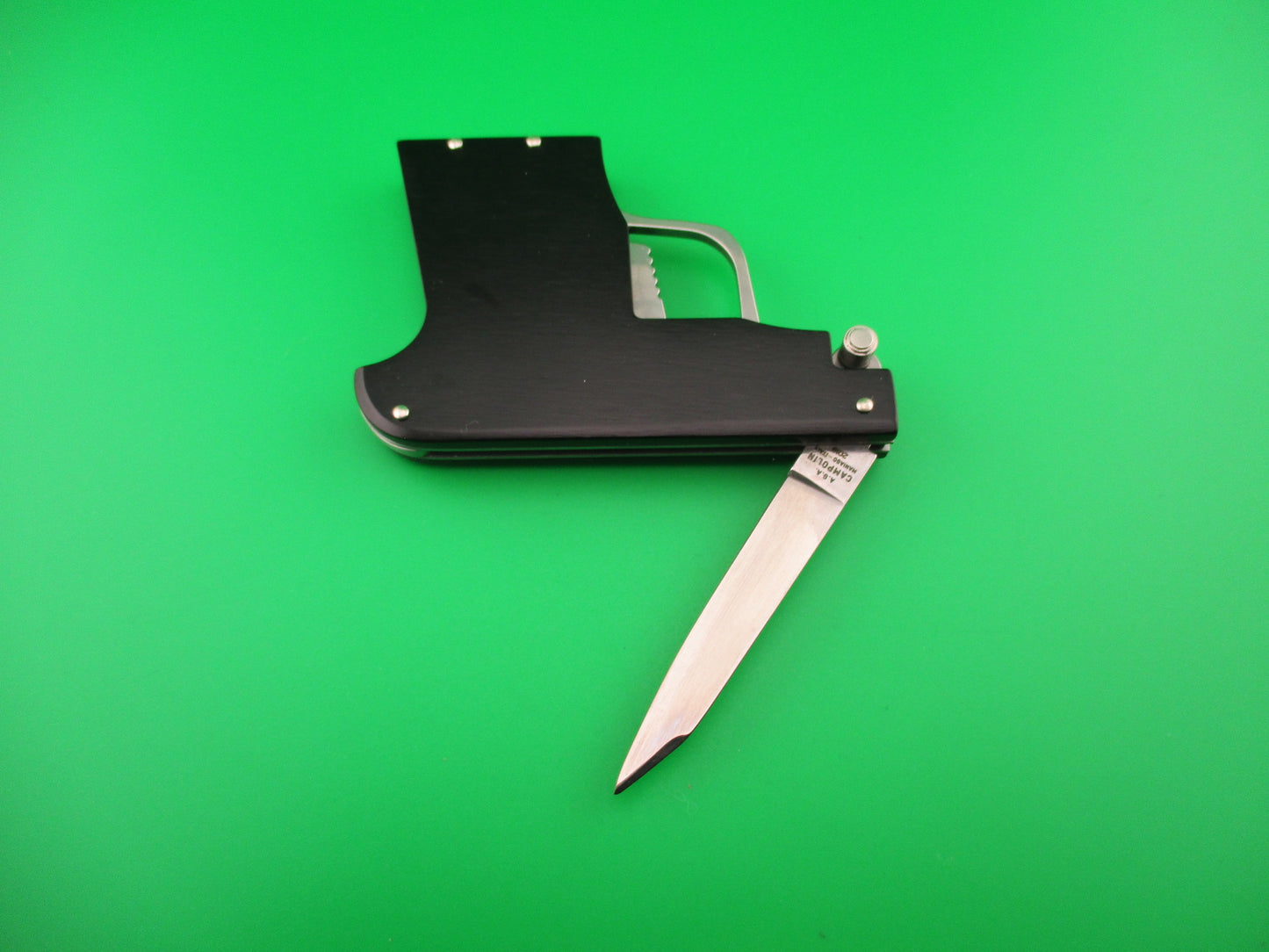 AGA CAMPOLIN MANIAGO ITALY 2019 Pistol shaped automatic knife