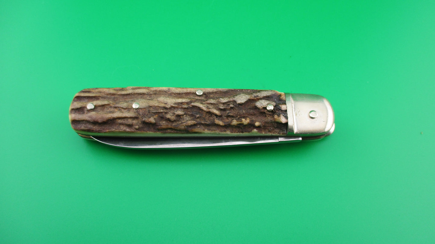 BOKER TREE BRAND 715 German Lever Stag Classic automatic knife