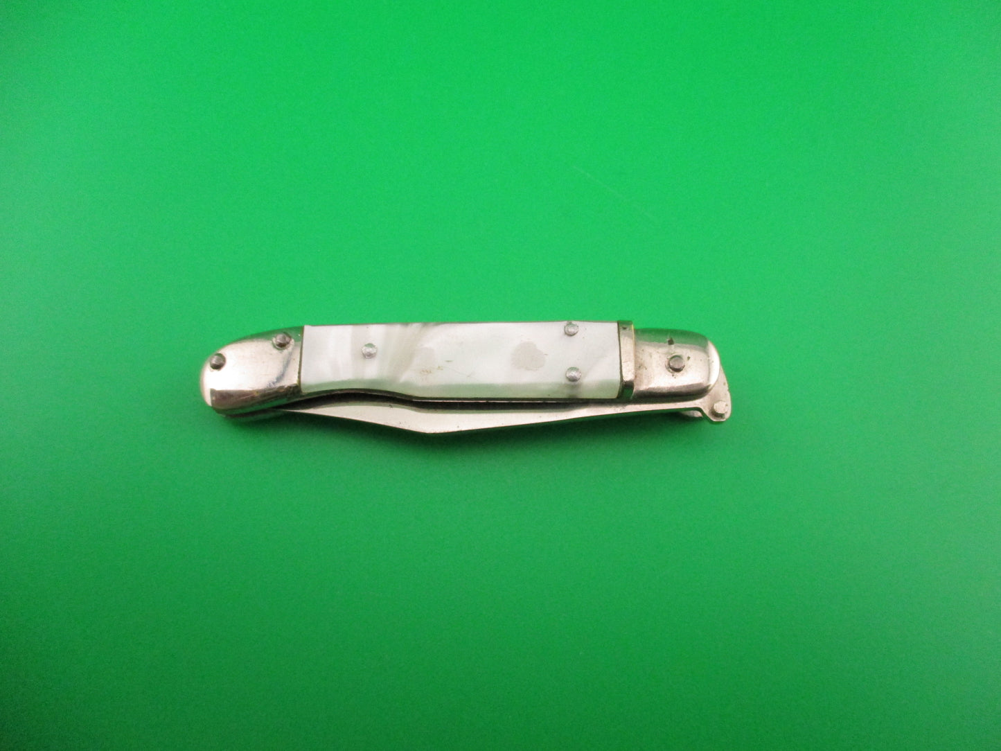 Toledo 12cm Spanish Lever Vintage Pearlex Tourist Souvenir automatic knife