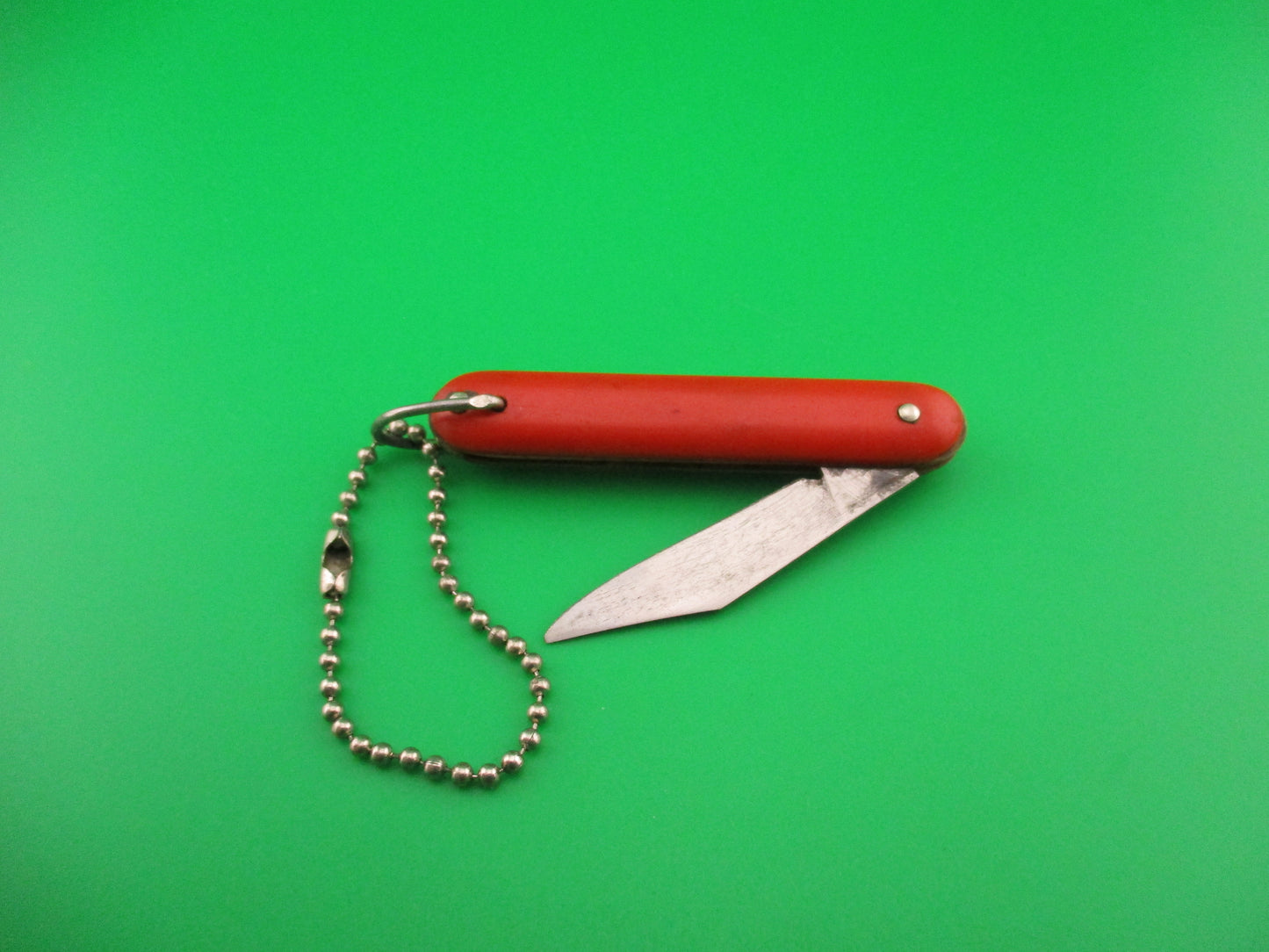 Edgemaster USA Vintage MyTmite Red keychain switchblade knife made 1940s