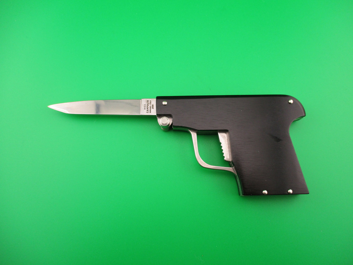AGA CAMPOLIN MANIAGO ITALY 2019 Pistol shaped automatic knife