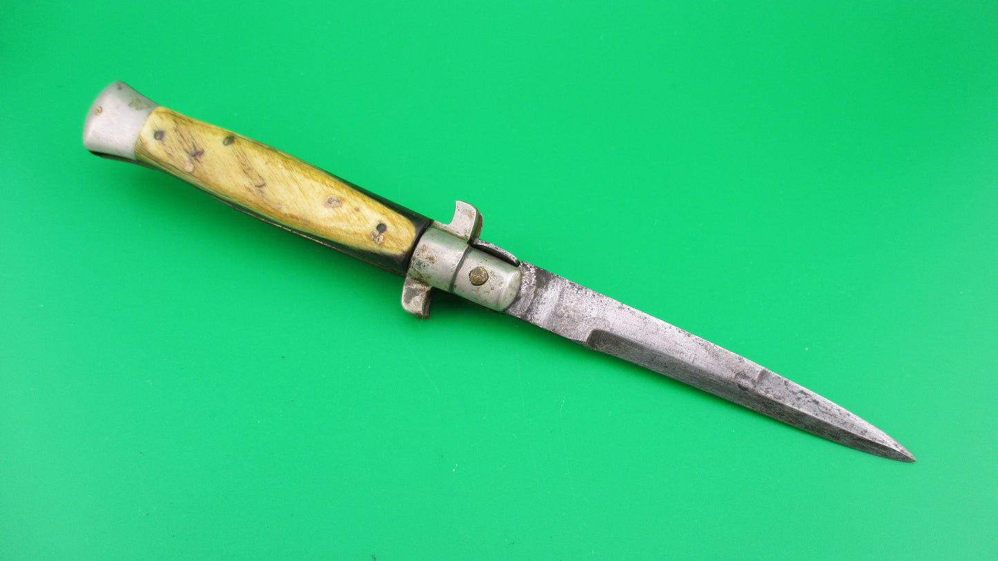 Latama 18cm Italian Wasp body Flatguard Picklock 1940s vintage automatic knife