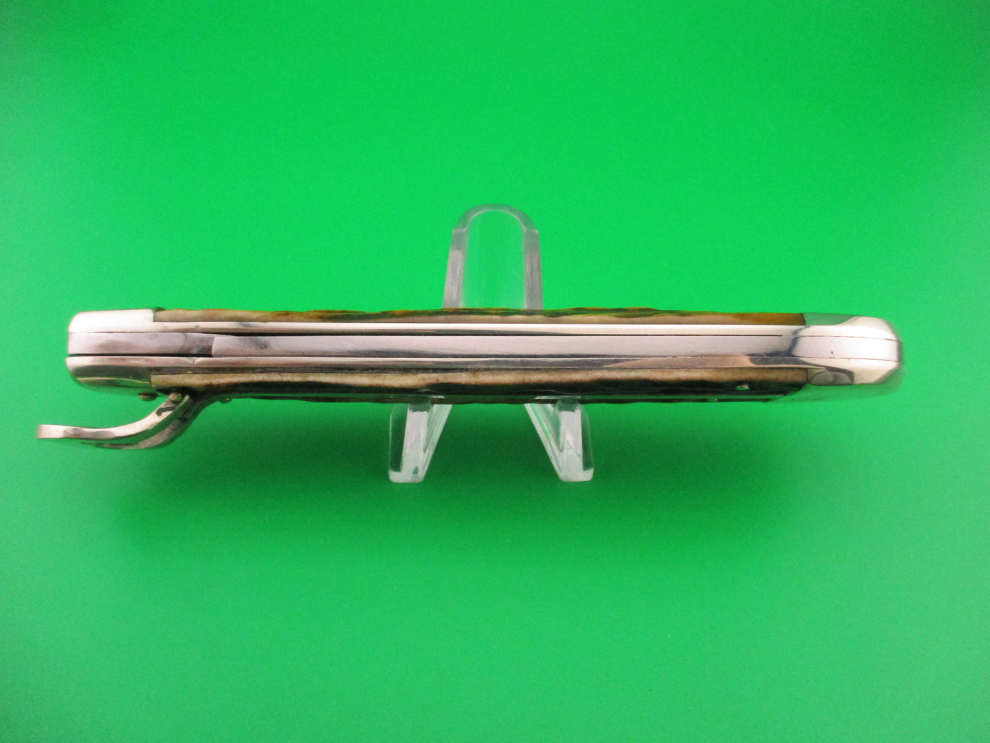 WR CASE & Sons CASE TESTED XX 5171L Lever automatic knife w Stag handles NICE