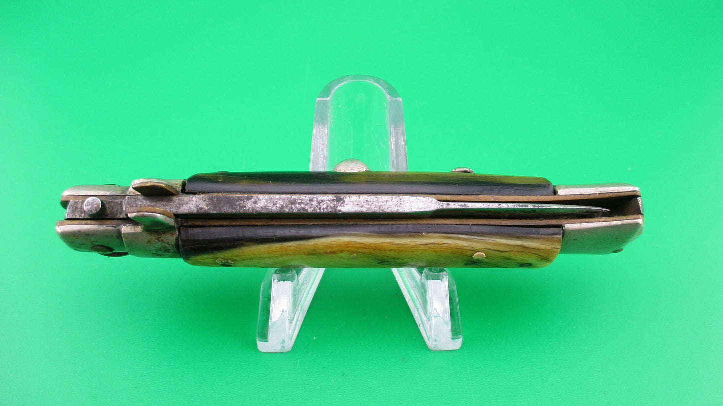 Latama 18cm Italian Wasp body Flatguard Picklock 1940s vintage automatic knife