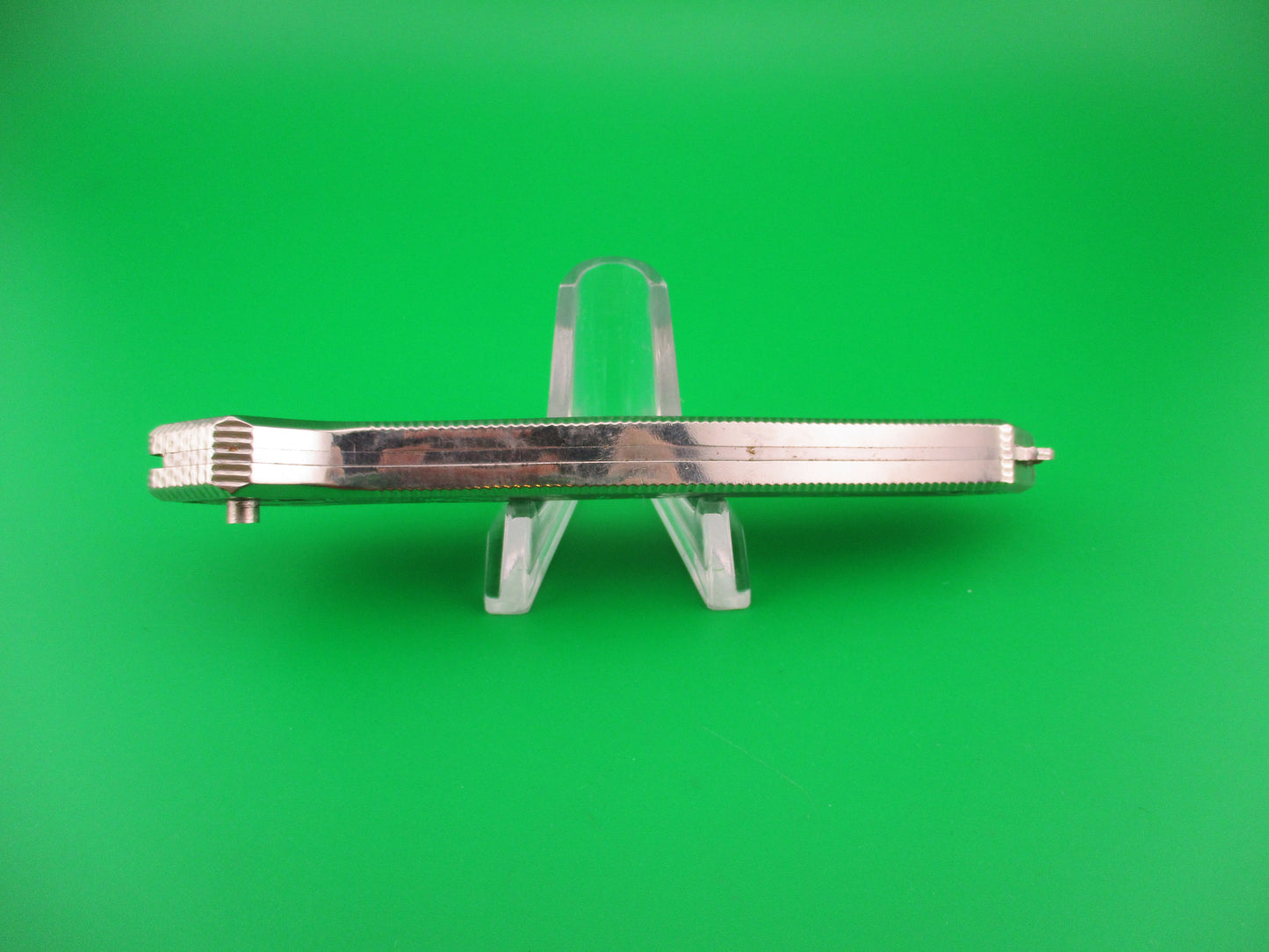 Sterile 22cm Russian All Metal Lion Soldier Decorated Coil Spring Automatic knife