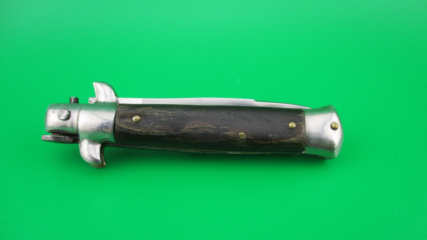 M Italy Inox 14cm Italian transitional stiletto 1960s vintage switchblade knife