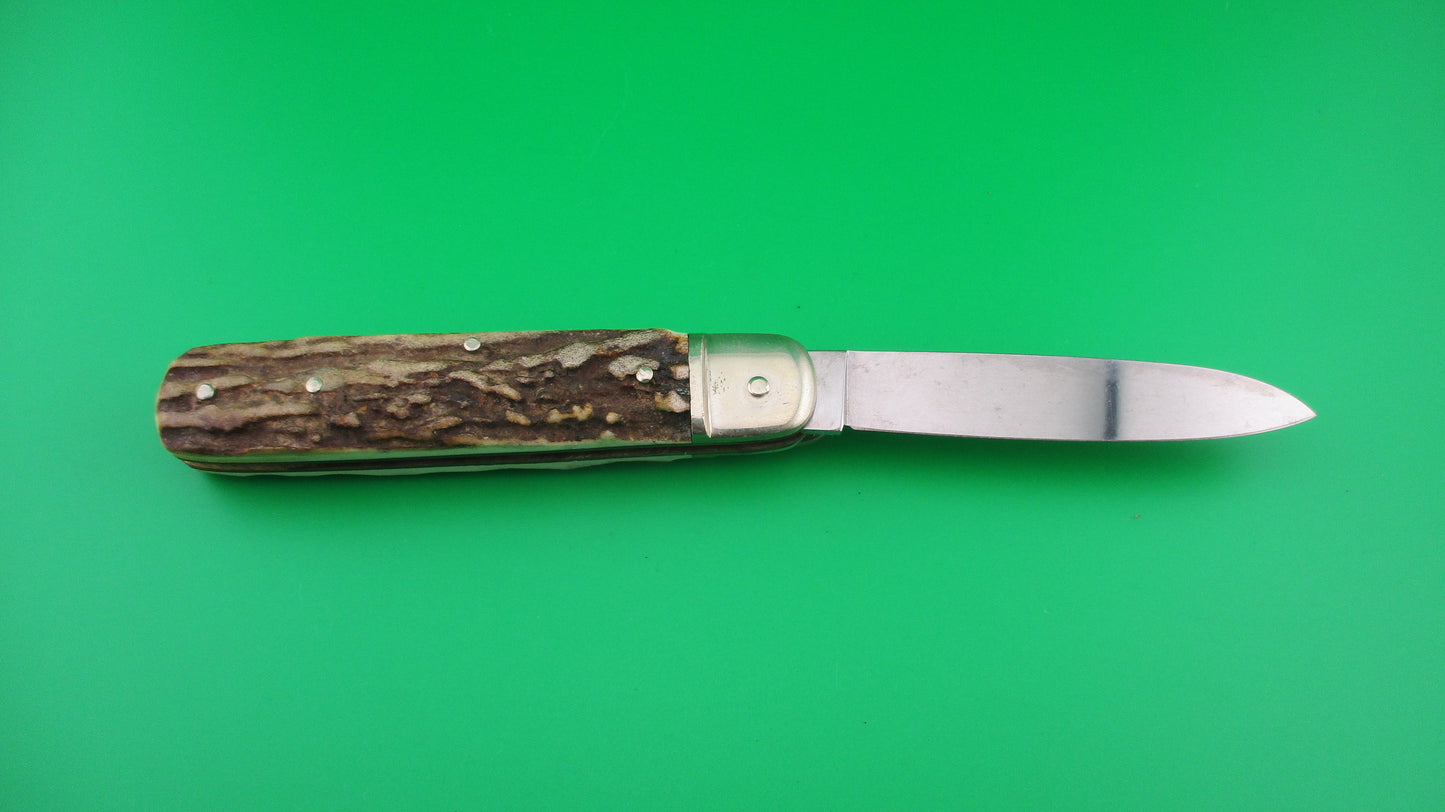 BOKER TREE BRAND 715 German Lever Stag Classic automatic knife