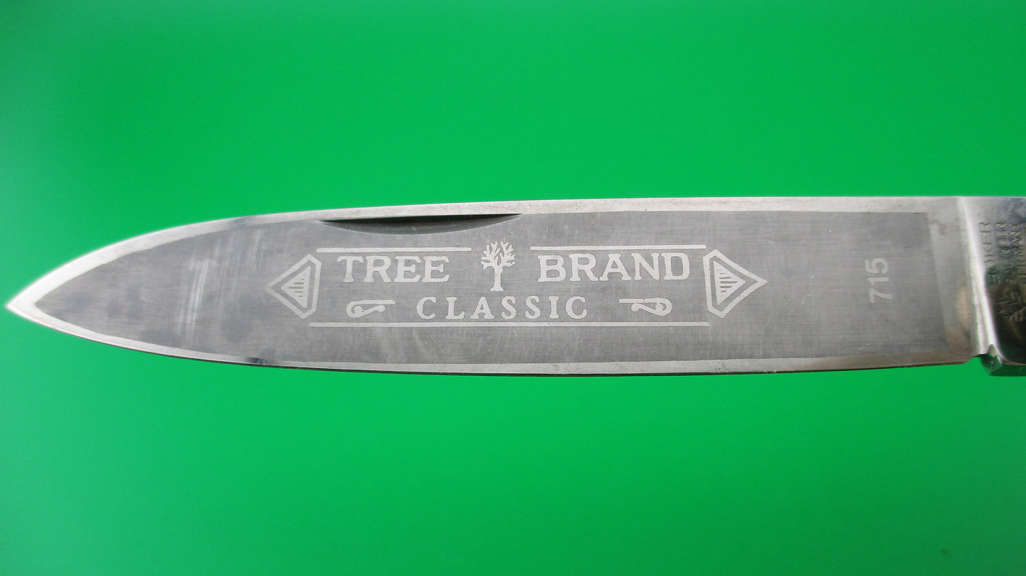 BOKER TREE BRAND 715 German Lever Stag Classic automatic knife