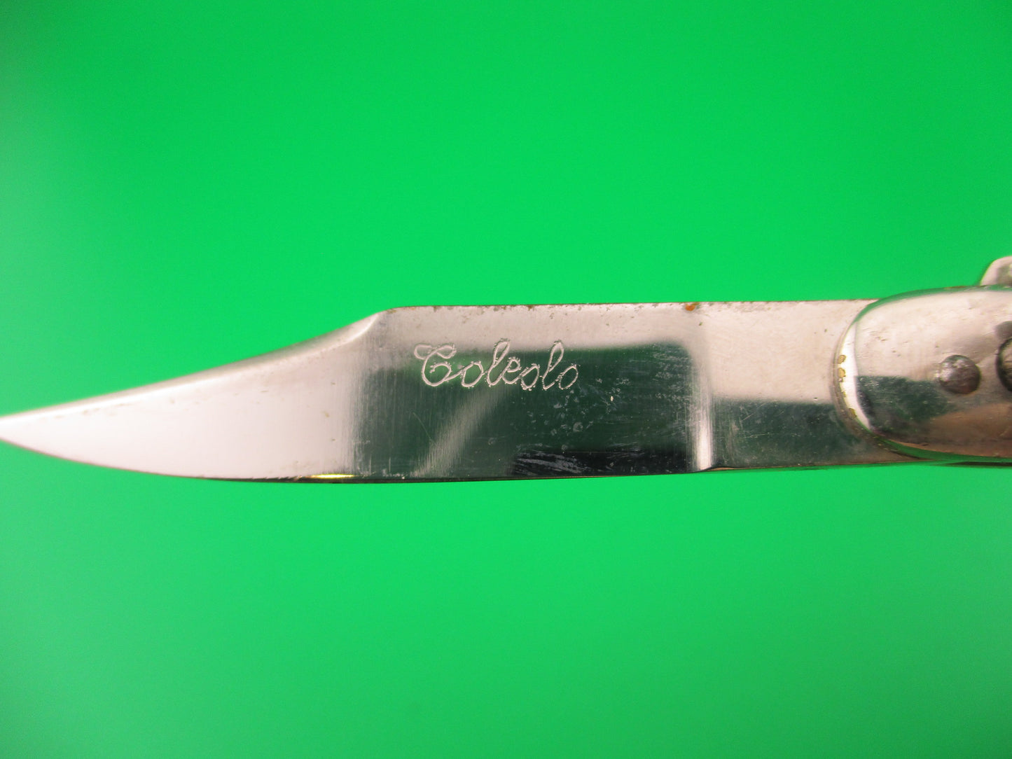 Toledo 12cm Spanish Lever Vintage Pearlex Tourist Souvenir automatic knife