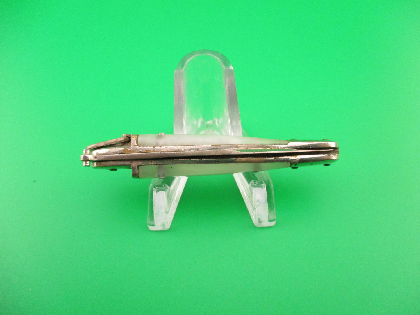 Toledo 12cm Spanish Lever Vintage Pearlex Tourist Souvenir automatic knife