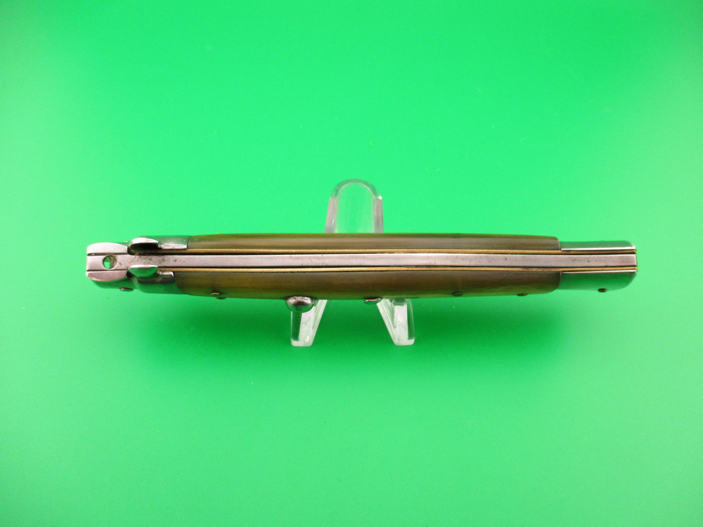 FRANK B ITALY 28cm Italian 11 inch Bayonet Honey Horn swivel bolster automatic knife WSB