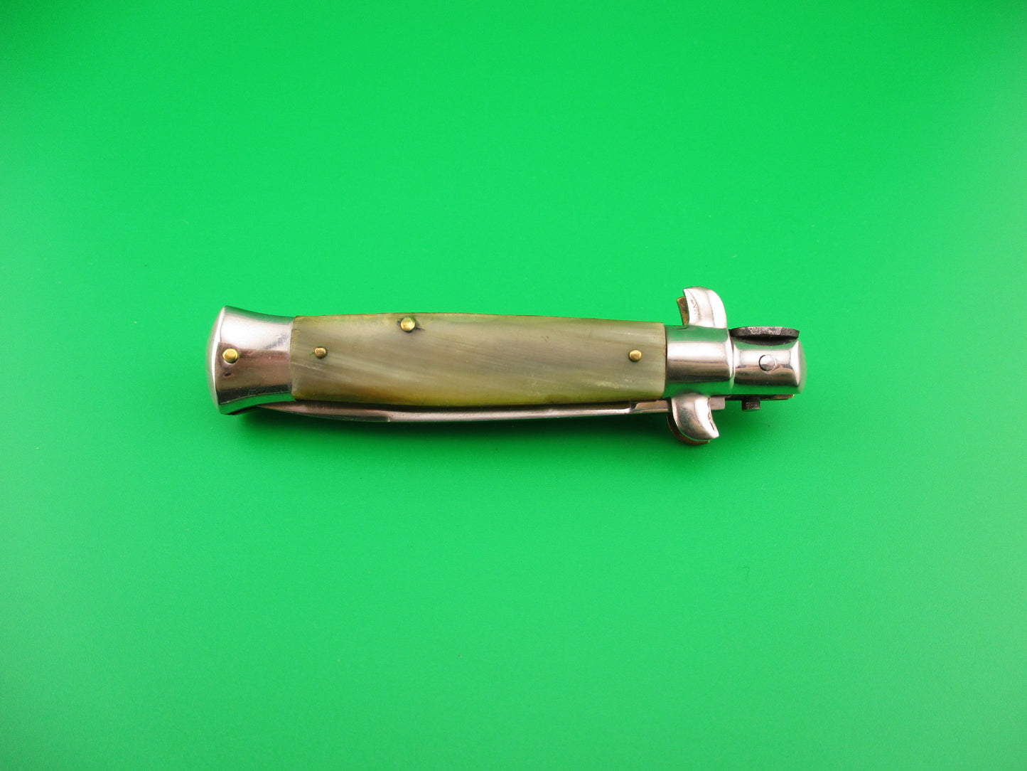 Rostfrei (slant) 16cm Italian Transitional Swivel bolster automatic knife