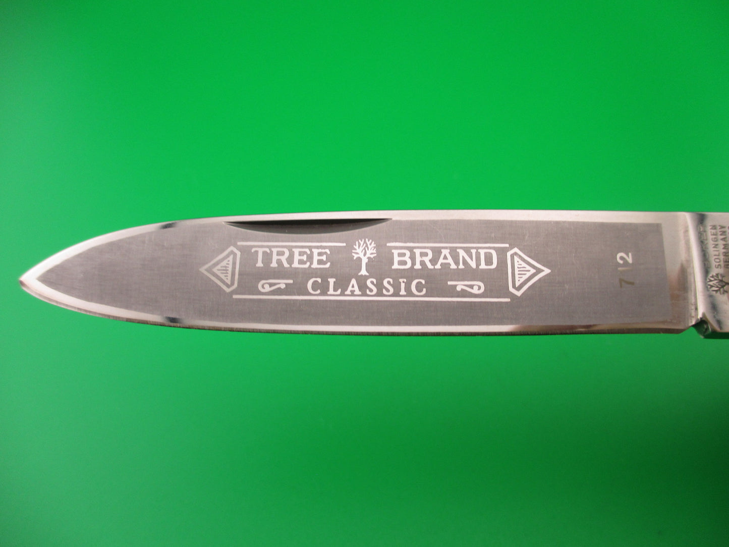 z BOKER TREE BRAND CLASSIC 712 11cm German Lever automatic knife Yellow bone