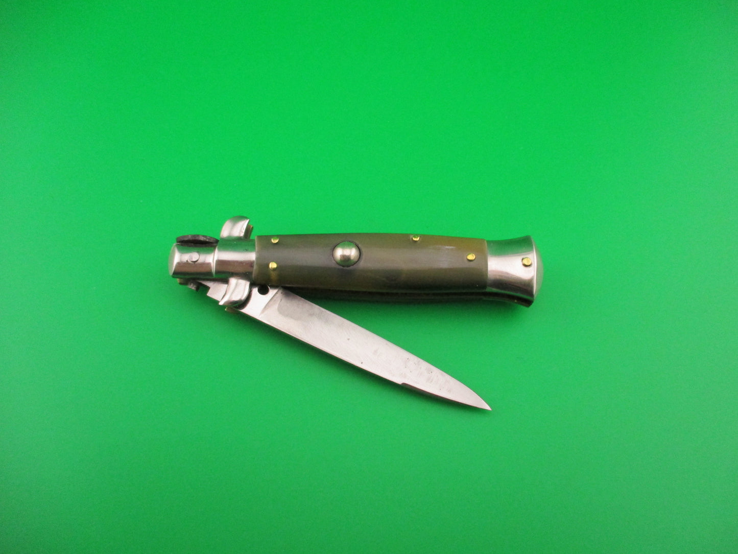 Rostfrei (slant) 16cm Italian Transitional Swivel bolster automatic knife