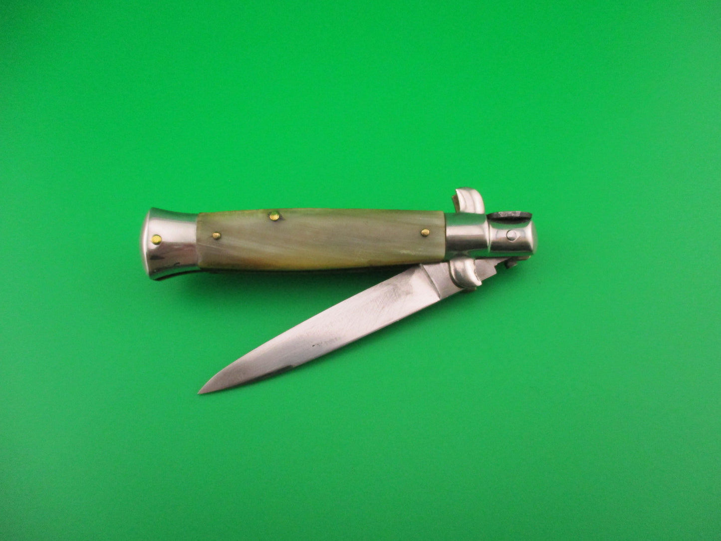 Rostfrei (slant) 16cm Italian Transitional Swivel bolster automatic knife