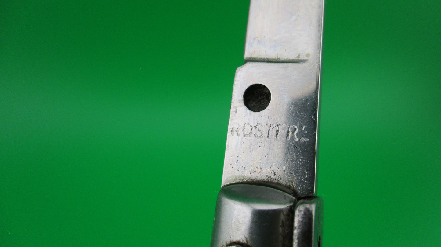 z ROSTFREI 18cm Italian Stiletto Swivel bolster Pearlex automatic knife