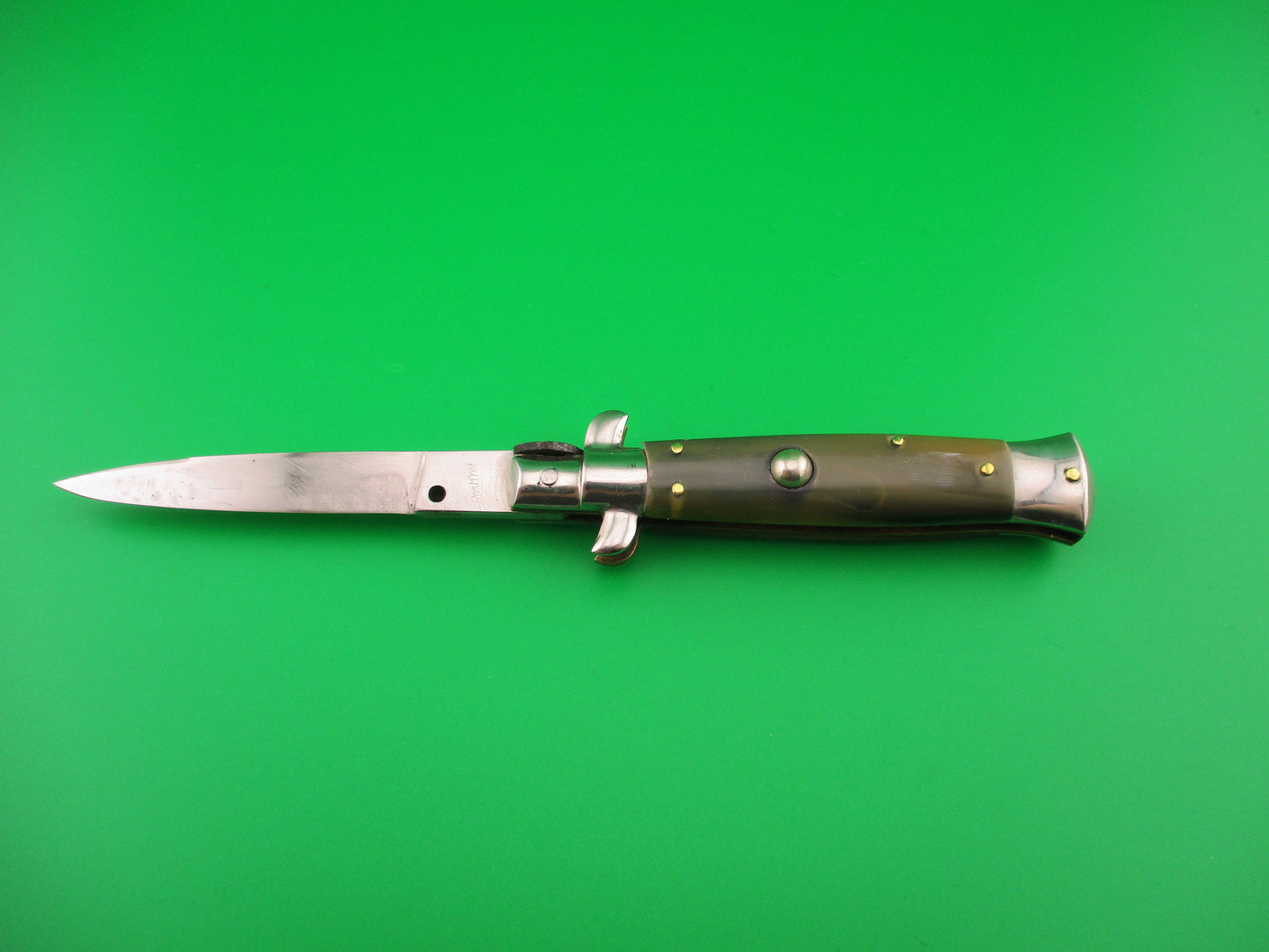 Rostfrei (slant) 16cm Italian Transitional Swivel bolster automatic knife
