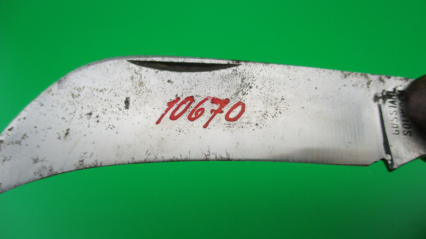 GUSSTAHL SOLINGEN 19cm German Pruning knife Salesman's sample from 2020 Mexico find