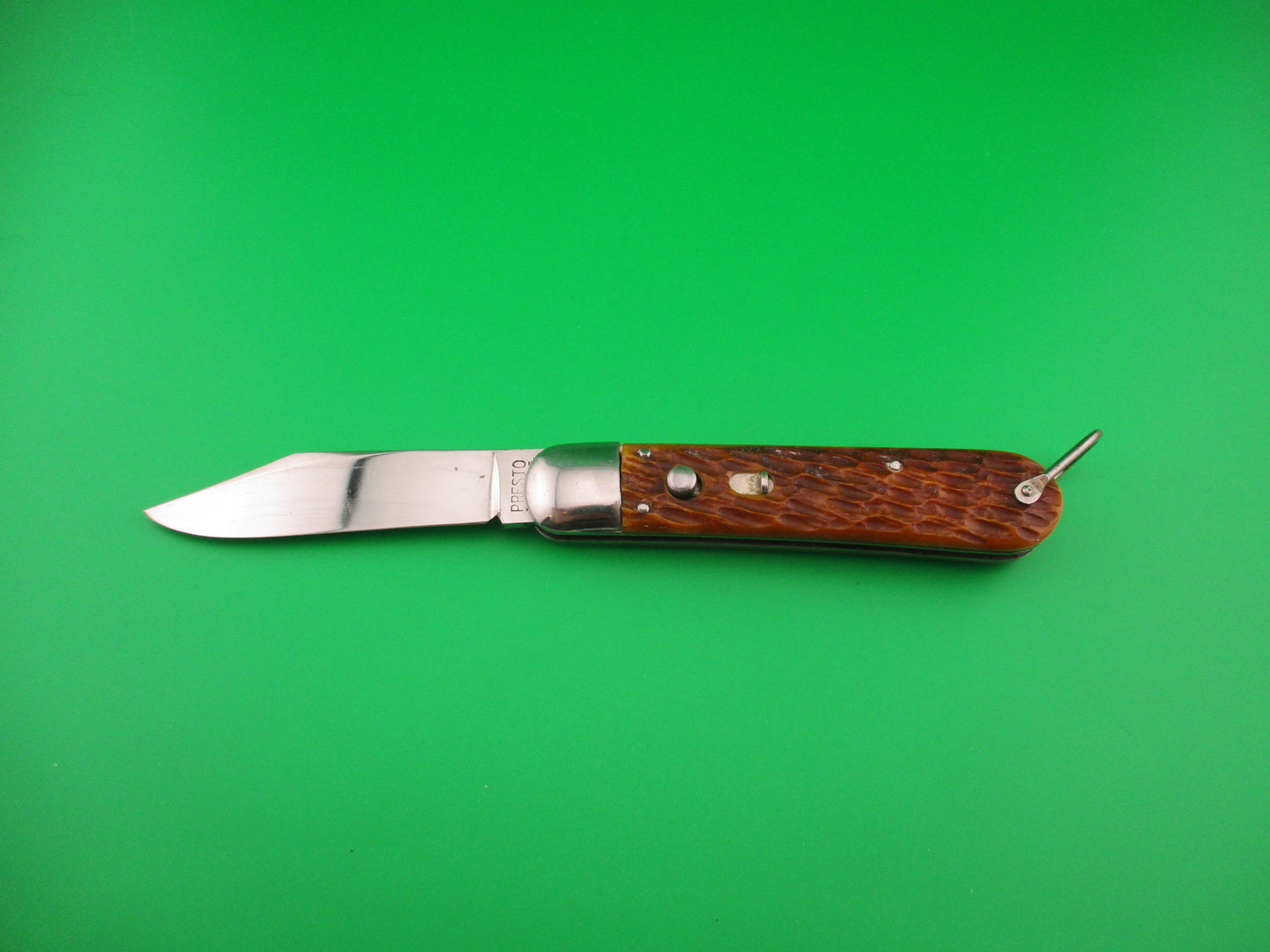 PRESTO M2 Bone WWII vintage Paratrooper automatic knife