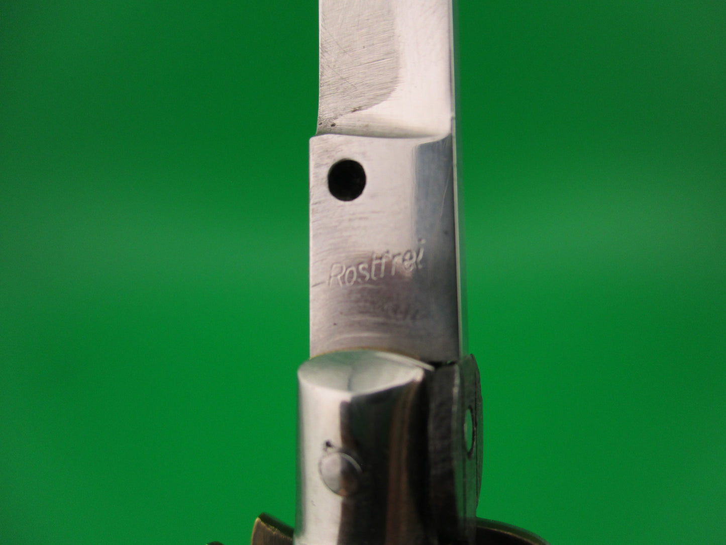 Rostfrei (slant) 16cm Italian Transitional Swivel bolster automatic knife