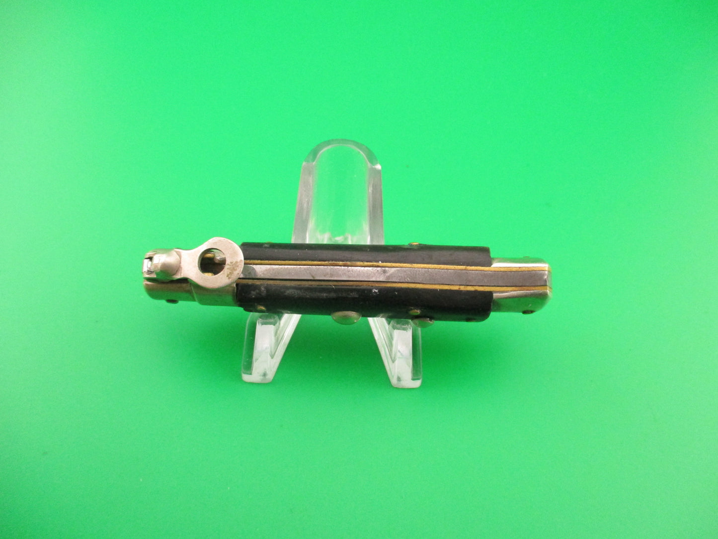 INOX PATENT 35958 14cm Italian Stiletto Fulcrum release vintage automatic knife