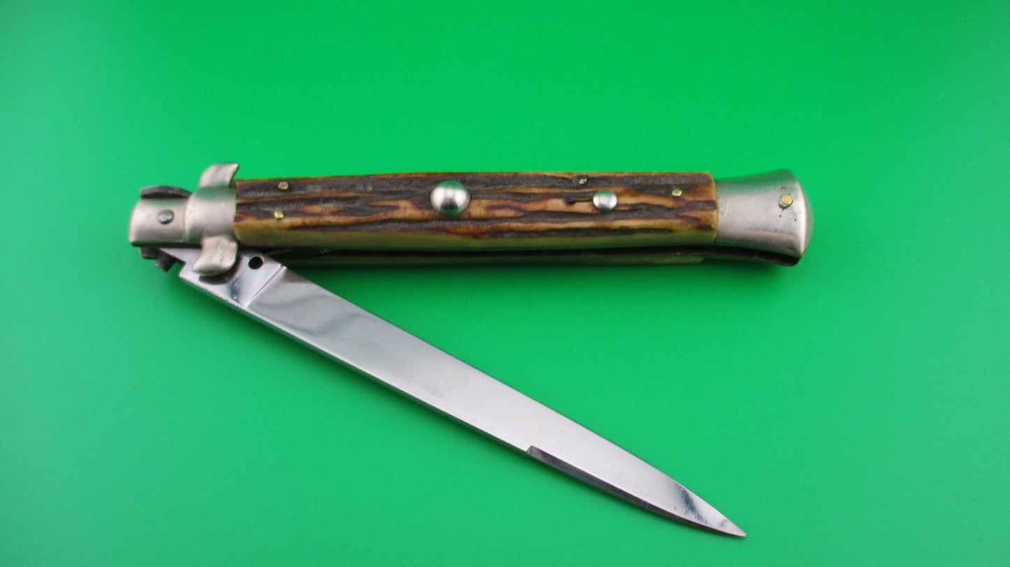 z C JUL HERBERTZ IMPORT 28cm Italian Stag Transitional Swivel bolster switchblade