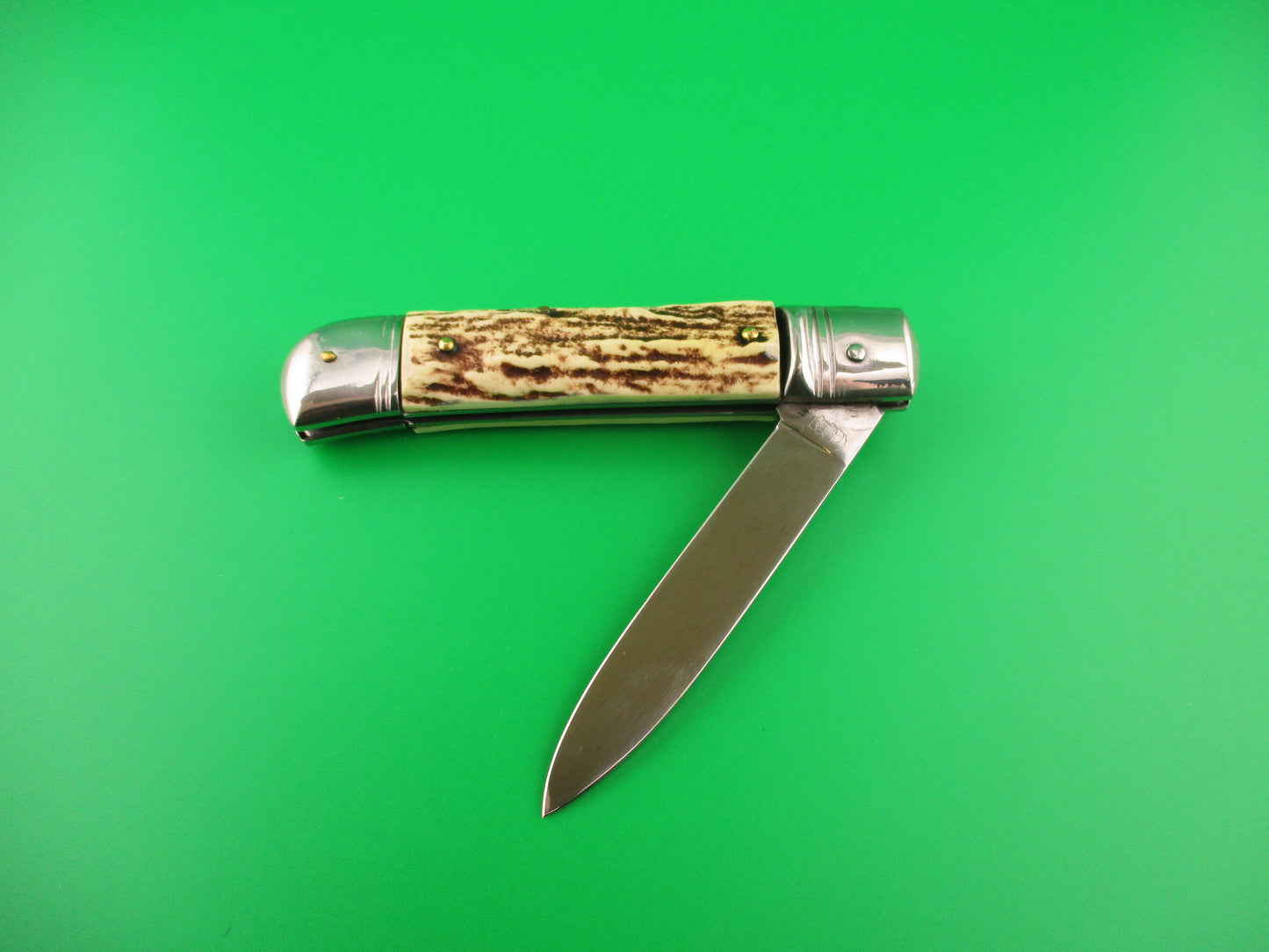 Rostfrei OTHELLO 20cm Italian Faux Stag lever vintage automatic knife