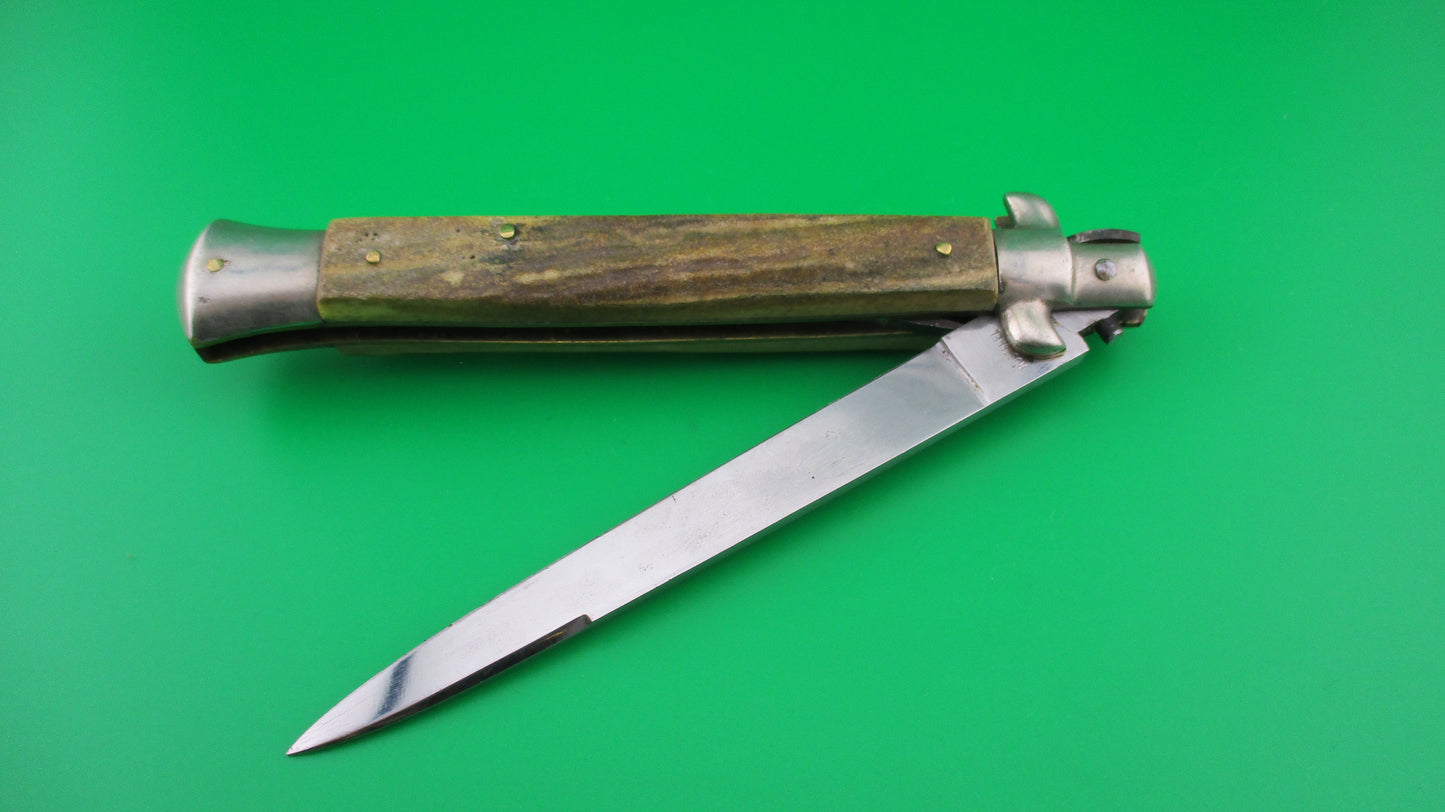 z C JUL HERBERTZ IMPORT 28cm Italian Stag Transitional Swivel bolster switchblade